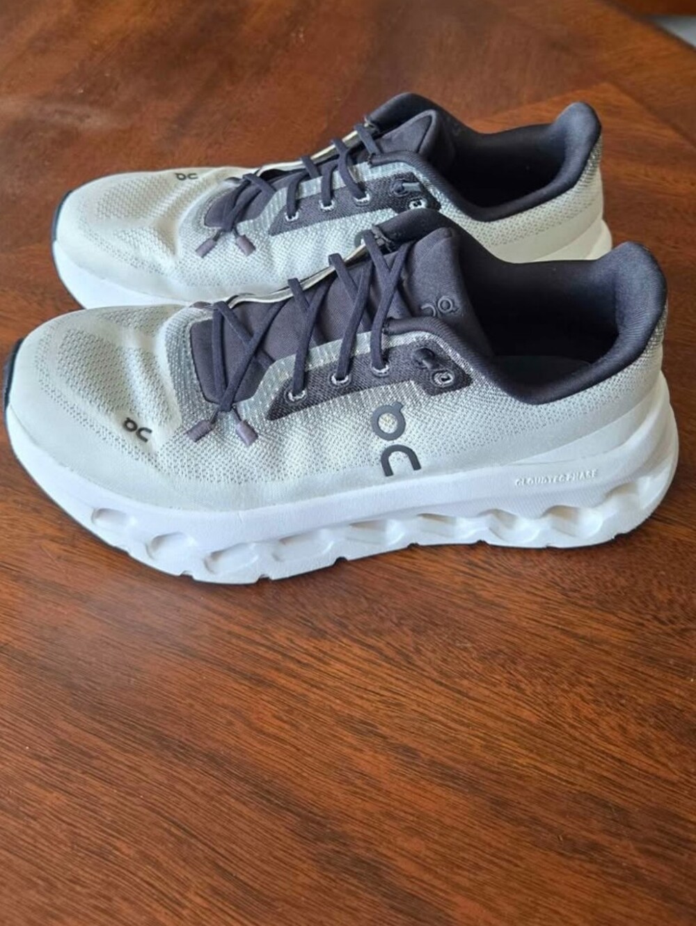 On Running Cloudkids Lightweight White & Gray Running Shoes